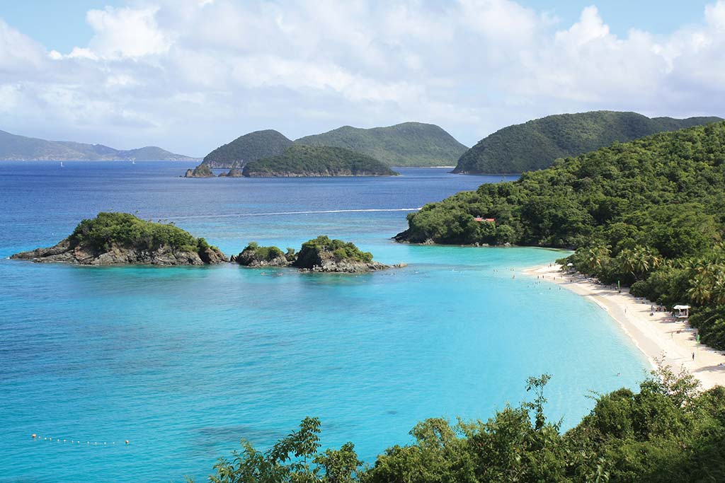 Trunk Bay is the most exquisite beach on St. John. Photo © Susanna Henighan Potter.
