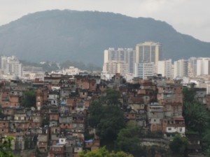 View of a favela