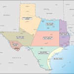 Color map of Texas
