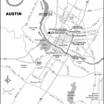 Map of Austin, Texas
