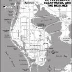 Map of St. Petersburg Clearwater and the Beaches, Florida