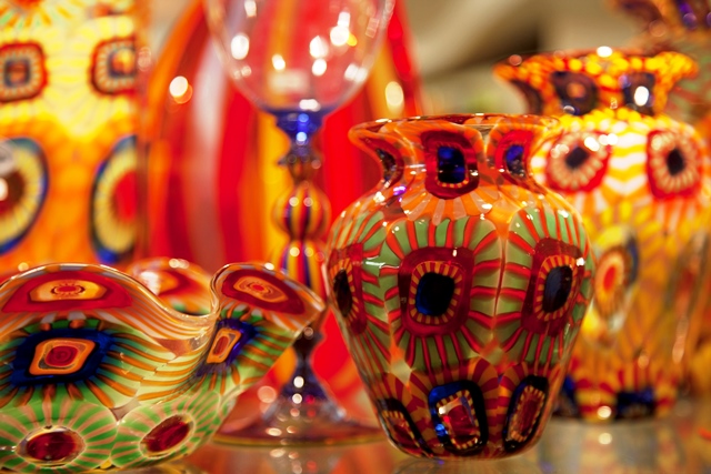 Murano glass is one of Venices' most famous exports. Image by Ken Scicana/ AWL Images/Getty
