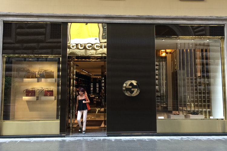 Gucci store in Florence. Image by Virginia Maxwell / Lonely Planet