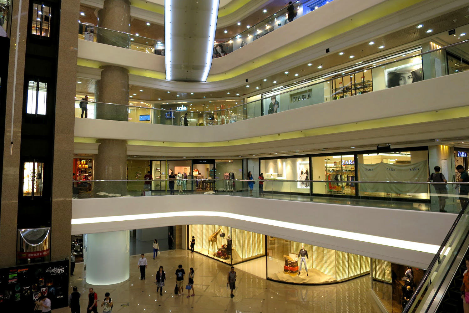 Times Square in Causeway Bay is brimming with designer stores. Image by Megan Eaves / Lonely Planet