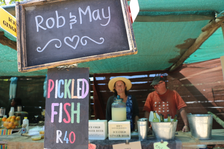 Rob & May's stand at the Tokai Forest Market, Cape Town. Image by Simon Richmond / Lonely Planet