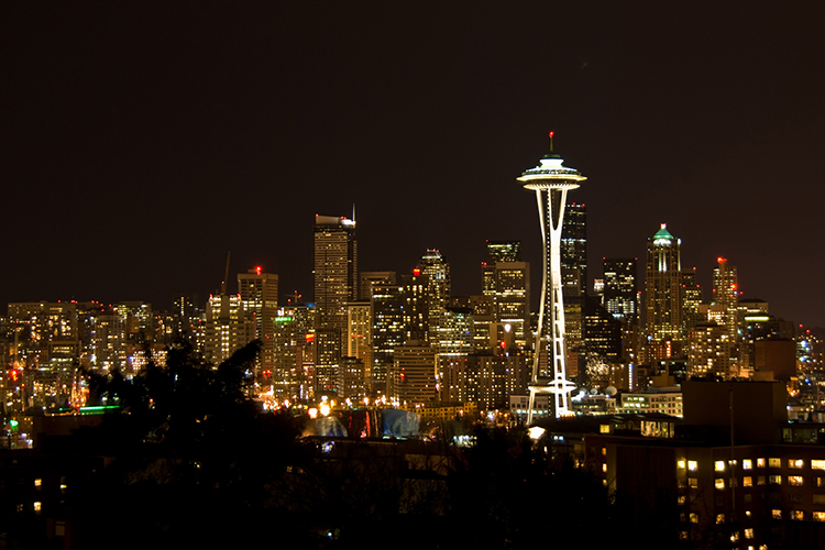 The Emerald City at night. Image by Bryce Edwards / CC BY 2.0