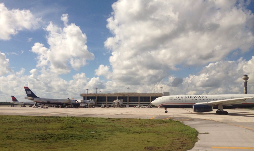 US Airways at the Cancun Airport