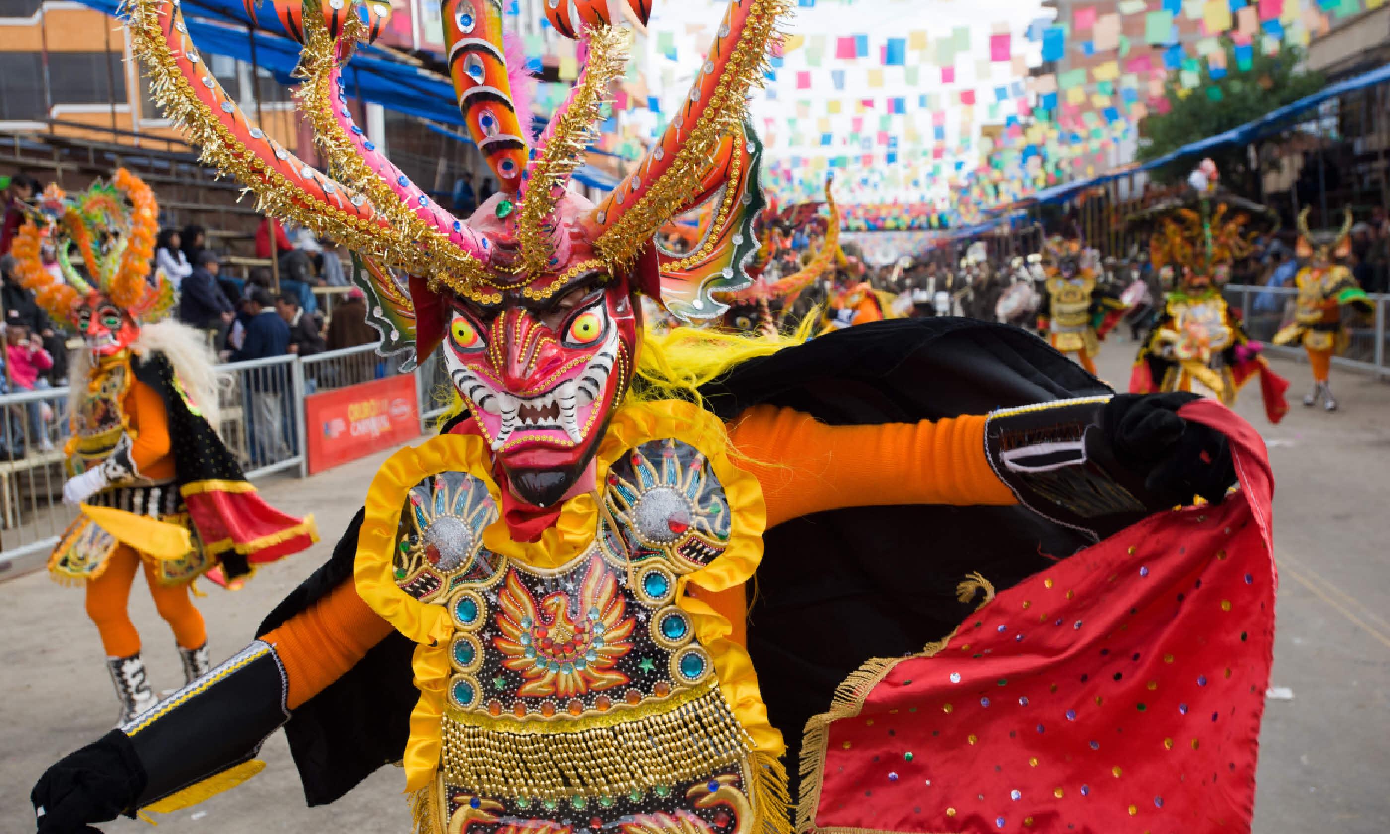 Dancers at Oruro Carnival in Bolivia (Shutterstock: see credit below)