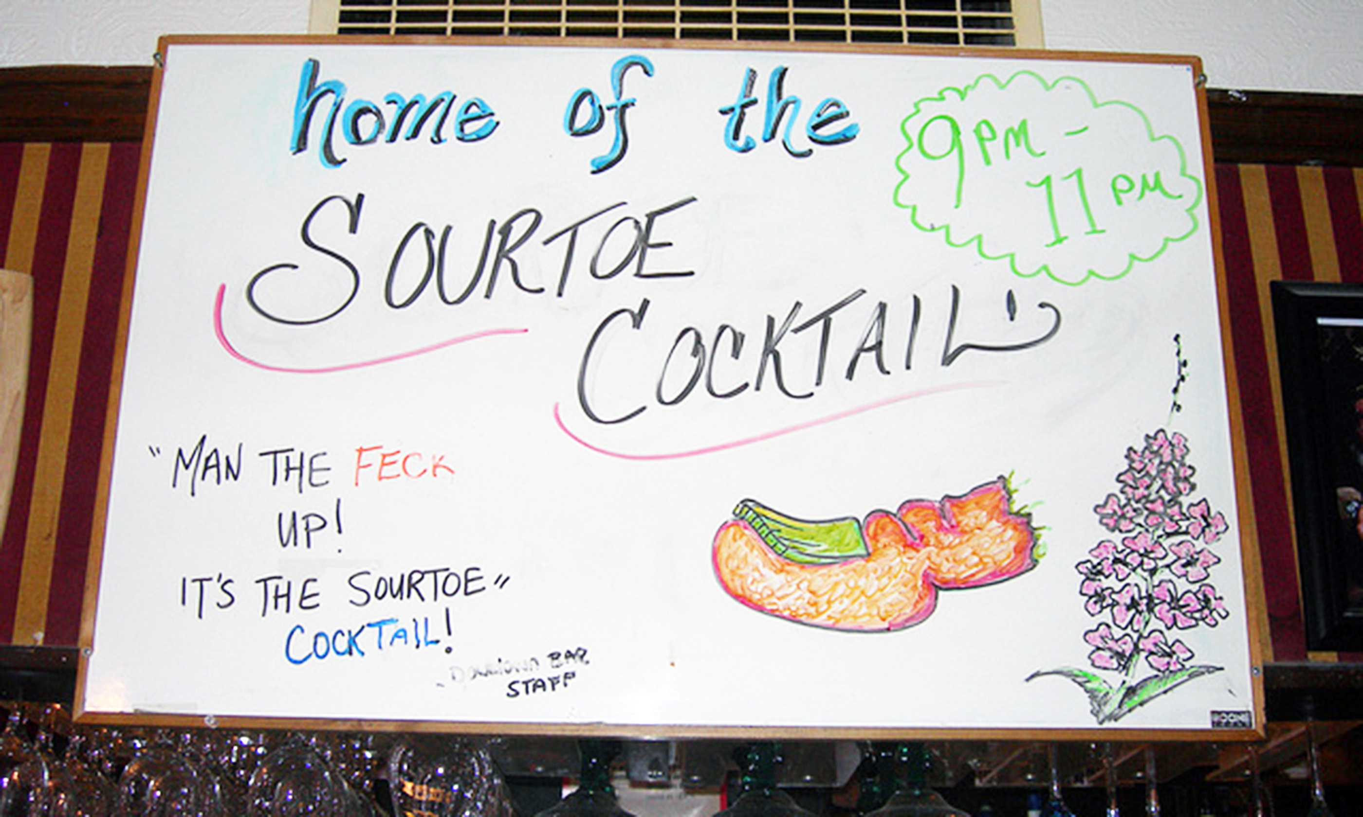 Sour Toe Cocktail Sign (Jimmy Emerson/Flickr)