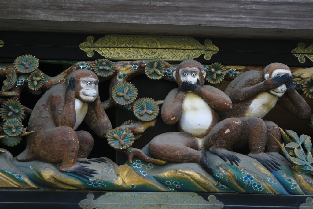 Three Wise Monkeys - Toshogo Shrine