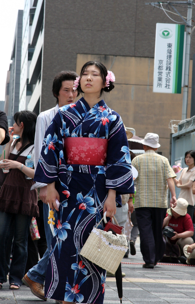 People-watching at the Gion Matsuri