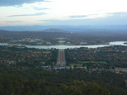 canberra from afar