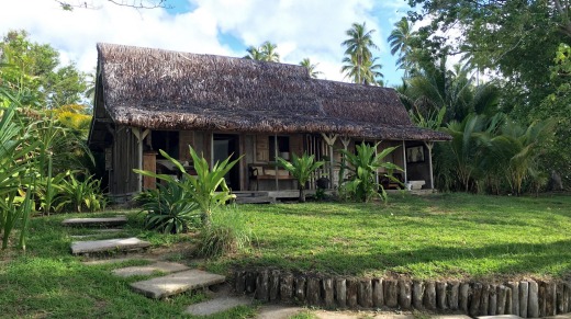 One of 10 bungalows scattered across the island.