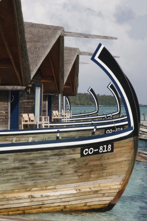 Dhoni suites which resemble fishing boats are unique to Cocoa Island.