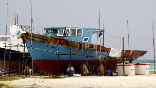 Boat-building is one of Guraidhoo's main industries.