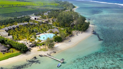 Idyllic setting: Outrigger Mauritius Beach Resort.