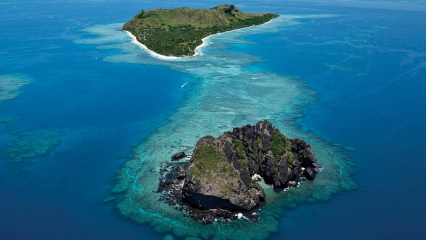 Vomo Lai Lai, Fiji. The Vomo resort does well on privacy, but the islet (foreground) offers true seclusion and can be ...