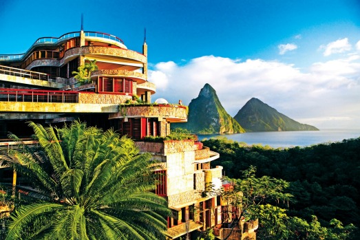 Jade Mountain, St Lucia. There is nothing understated about this Caribbean retreat, from the maze of walkways to the ...