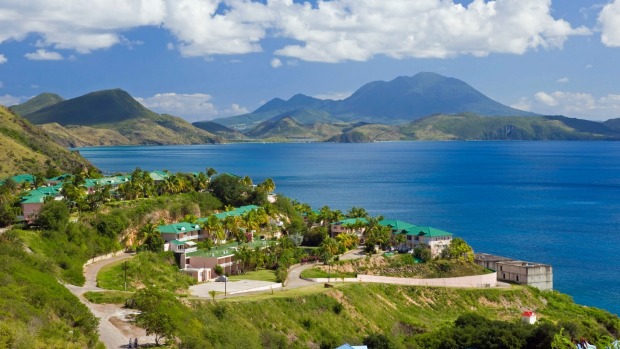 Frigate Bay in St Kitts in the Caribbean with Viking Ocean Cruises.