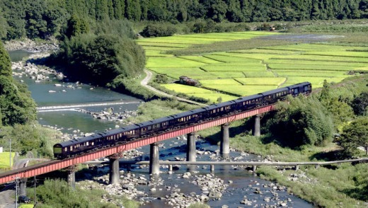 The train passes through Kyushu.