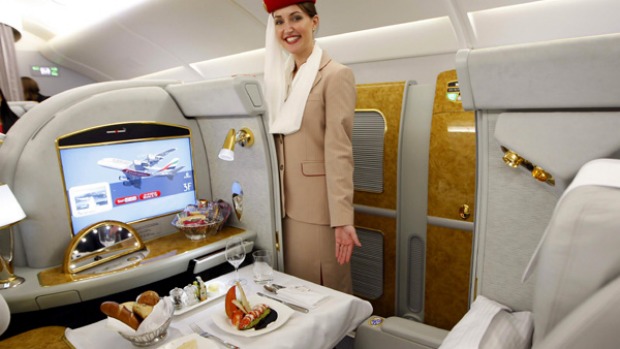 Emirates first class: Service is excellent, discreet and nothing is too much trouble.