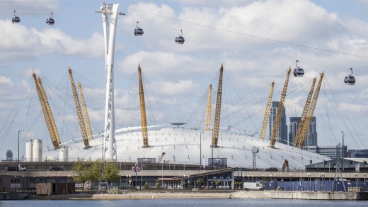 The height of the Emirates Airline cable car across the Thames can be dizzying, but the view is worth it.