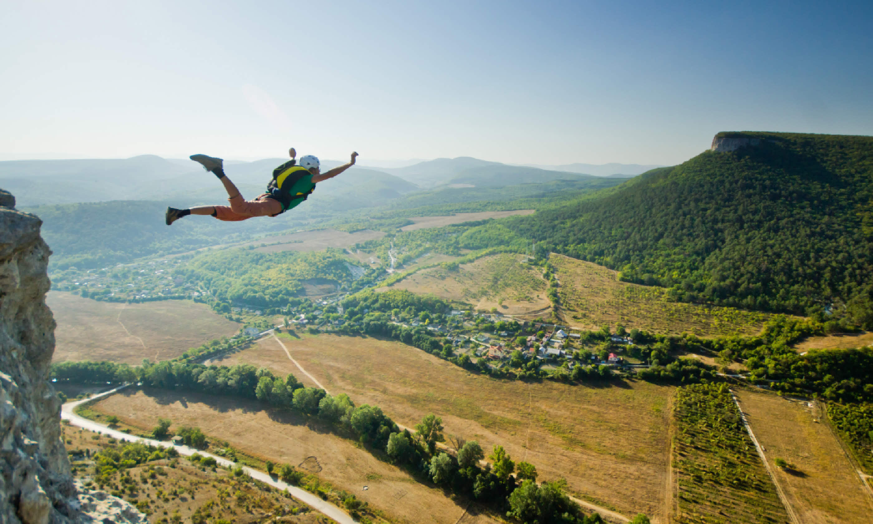 Base jumper (Shutterstock: see credit below)