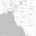 map of Melbourne