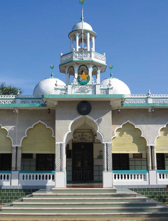 The Mubarak Mosque serves Chau Doc's Cham Muslim Community. Photo © Dana Filek-Gibson.