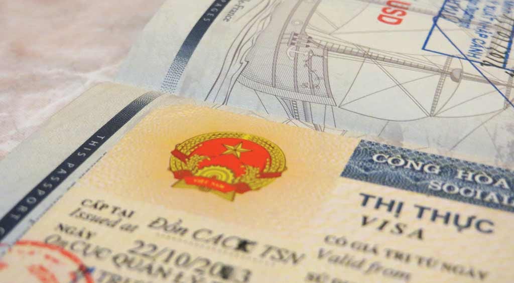 Vietnamese visas. Photo © Dana Filek-Gibson.