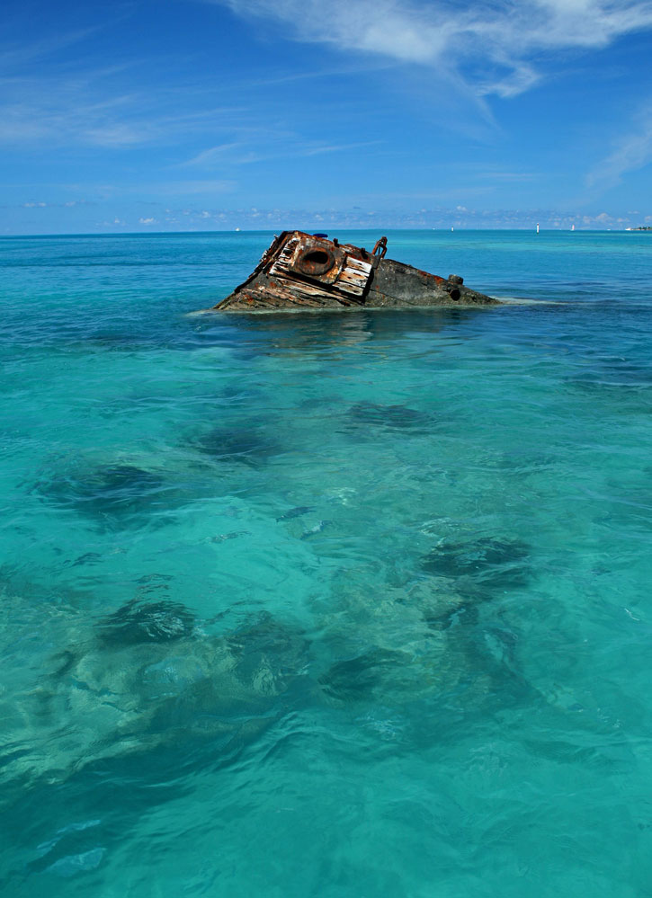 The wreck of the HMS Vixen. Photo © Gary Parker/123rf.