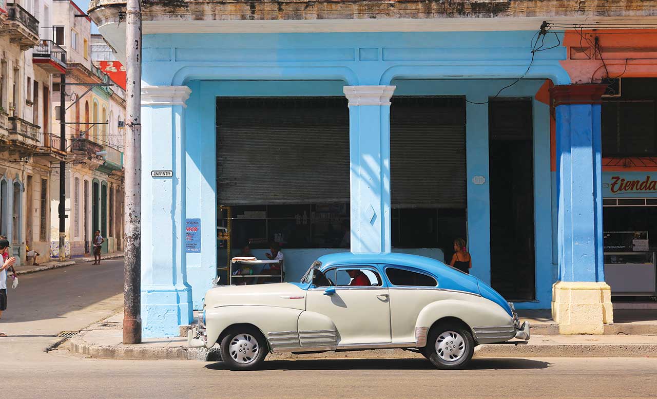 1940s car in Centro Habana