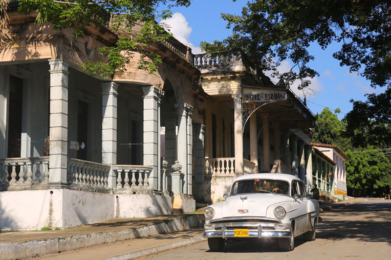 A 1950s Chevy in Cuba's Pinar del Río province.