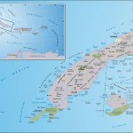 Color map of Western Cuba