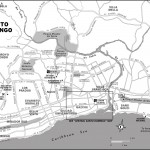 Map of Santo Domingo, Dominican Republic