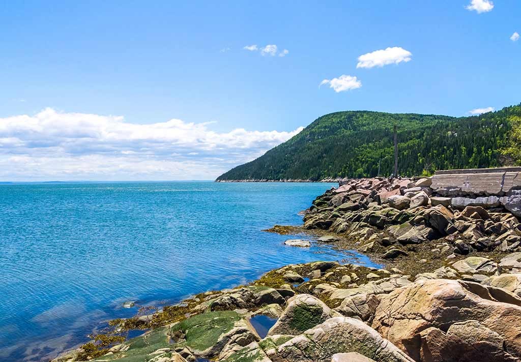 Landscape of Port-au-Persil in Charlevoix, Quebec, Canada. Photo © Denis Roger/123rf.