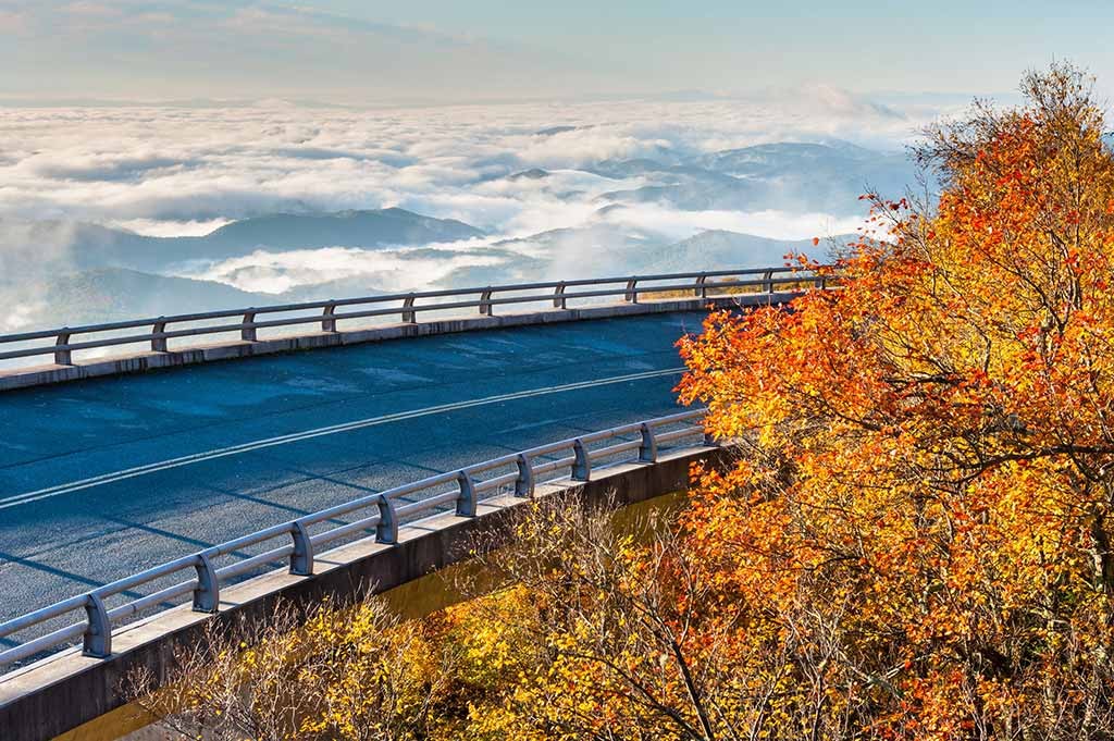 Blue Ridge Parkway, North Carolina. Photo 123rf.