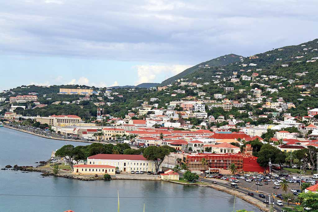 Charlotte Amalie brims with history, thanks to its colonial-era townhouses and fortifications. Photo © Susanna Henighan Potter.
