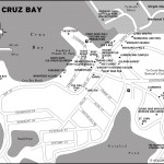 Map of Cruz Bay, Virgin Islands