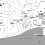 Map of Charlotte Amalie, Virgin Islands