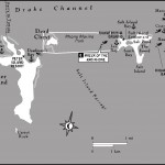 Map of Sir Francis Drake Channel, Virgin Islands