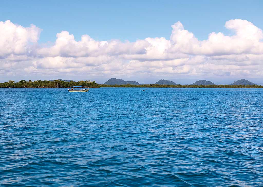 View of Seven Hills Range from Punta Gorda's coast. Photo © Lebawit Lily Girma.