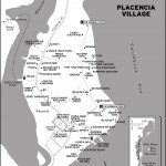 Map of Placencia Village, Belize