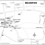 Map of Belmopan, Belize