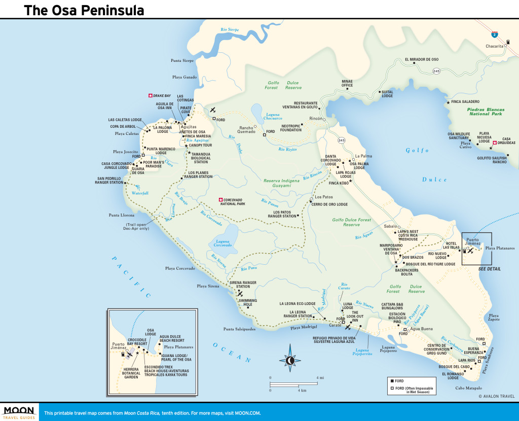 Maps - Costa Rica 10e - The Osa Peninsula