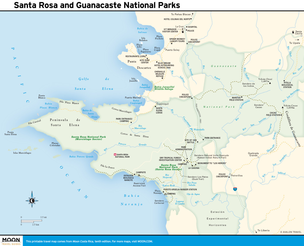Maps - Costa Rica 10e - Santa Rosa and Guanacaste National Parks