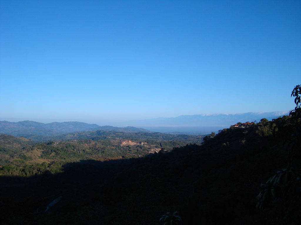 Topography surrounding San Vito. Photo © Eric T Gunther (Own work) [a href=