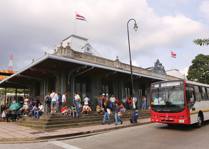 Estación Ferrocarril Atlántico train station in San José, Costa Rica.