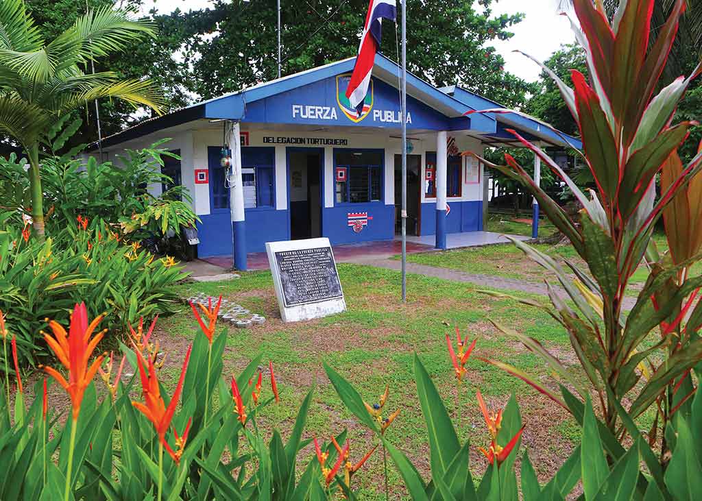 Police station in Tortuguero. Photo © Christopher P. Baker.