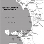Map of Playa Flamingo and Vicinity, Costa Rica
